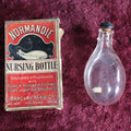 Lot 009 - Antique Normandie Nursing Bottle, Baby Nursing "Murder Bottle" In Box, Box Is Rough