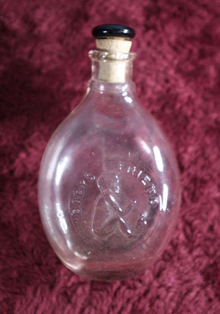 Lot 010 - Antique Baby'S Friend Nursing Bottle, Baby Nursing "Murder Bottle" In Box