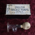 Lot 011 - Antique English Breast Pump In Box, Davol Rubber Co, Providence, Ri