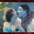 Lot 020 - Antique French Postcard, Clown Kissing Woman, Bleuet, 311 Mark