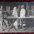 Lot 023 - Antique French RPPC Real Photo Postcard Of World War I Soldiers And Nurses, Propaganda Poster