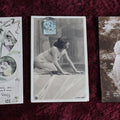 Lot 026 - Grouping Of Three Antique French Romance Postcards