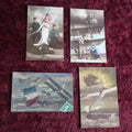 Lot 028 - Grouping Of Four Color Antique French World War I Postcards, Goddess Of War, Etc