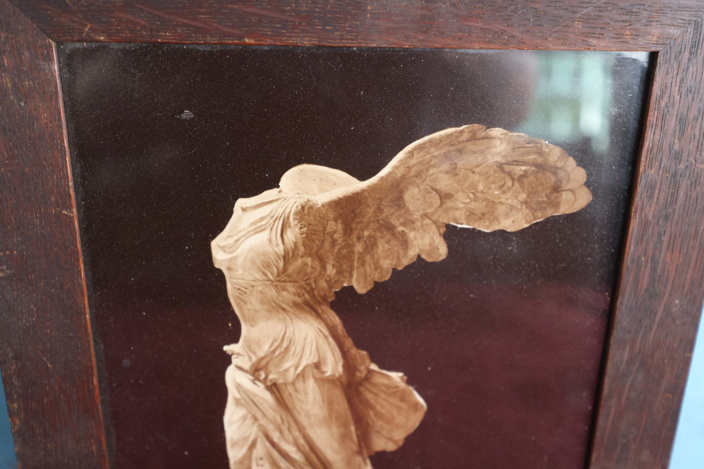 Lot 034 - Antique Winged Victory Of Samothrace Sculpture Photo, Taken At The Louvre, Sculpture Dates To 2Nd Century B.C.