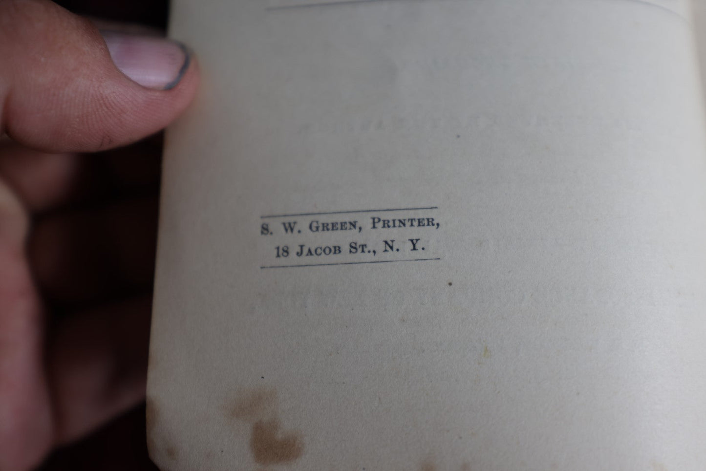 Lot 063 - Antique Advertising Book, Plain Directions For Accidents, Emergencies, And Poisons, Distributed By The Mutual Life Insurance Company, New York, 1875