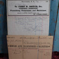 Lot 067 - Grouping Of Antique Funeral Ephemera, John N. Bruce, Dr., Funeral Director, Undertaker, Embalmer, Other Documents, Manchester, N.H., 1880S