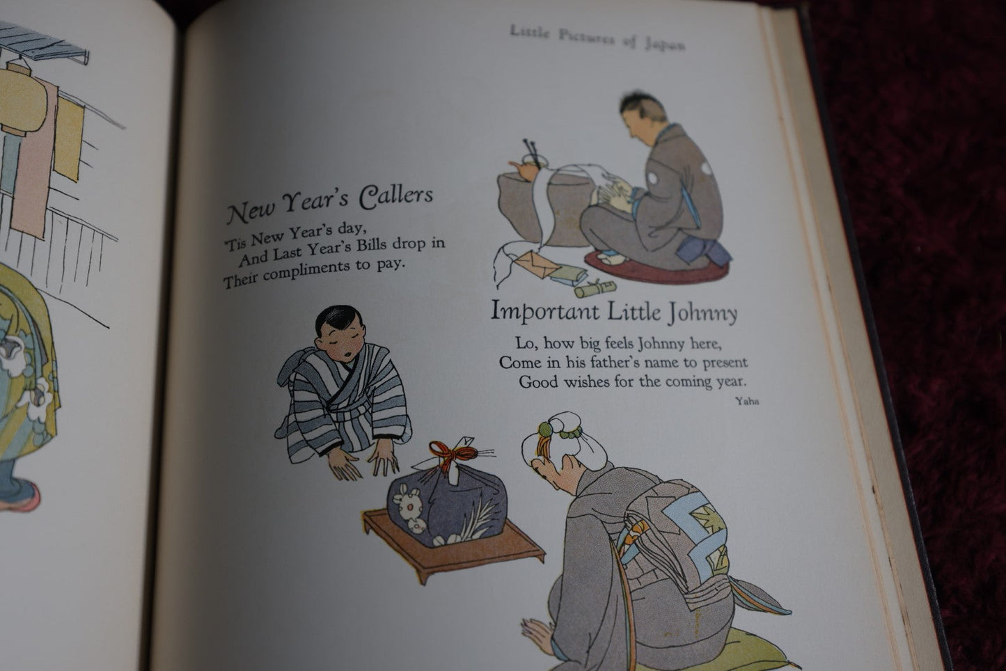 Lot 089 - Little Pictures Of Japan, 1925 Illustrated Childrens Book