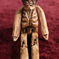 Lot 090 - Vintage Mexican Folk Art Carved Wooden Skeleton