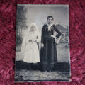 Lot 096 - Tintype Of Girl On Day Of First Communion, Other Woman, Mother?