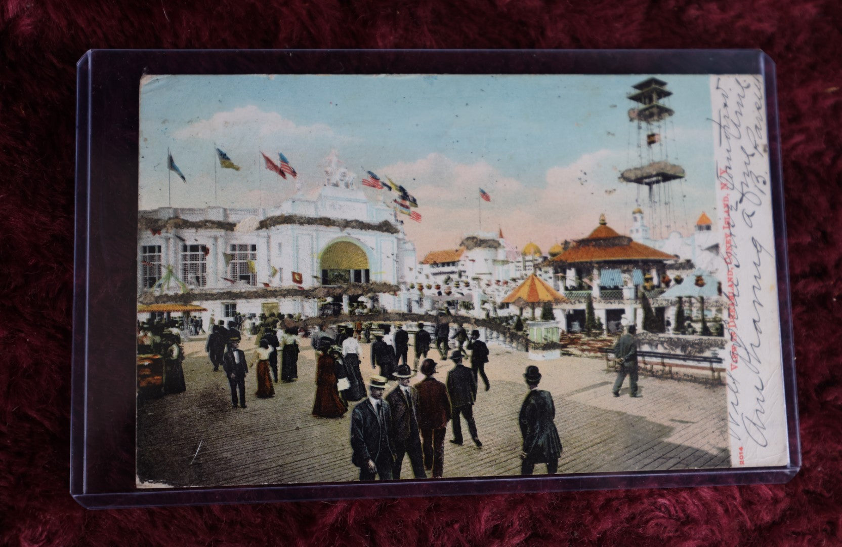 Lot 106 - Antique Coney Island Boardwalk Postcard