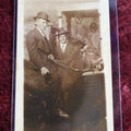 Lot 111 - Antique RPPC Real Photo Postcard Of Two Men, Horse