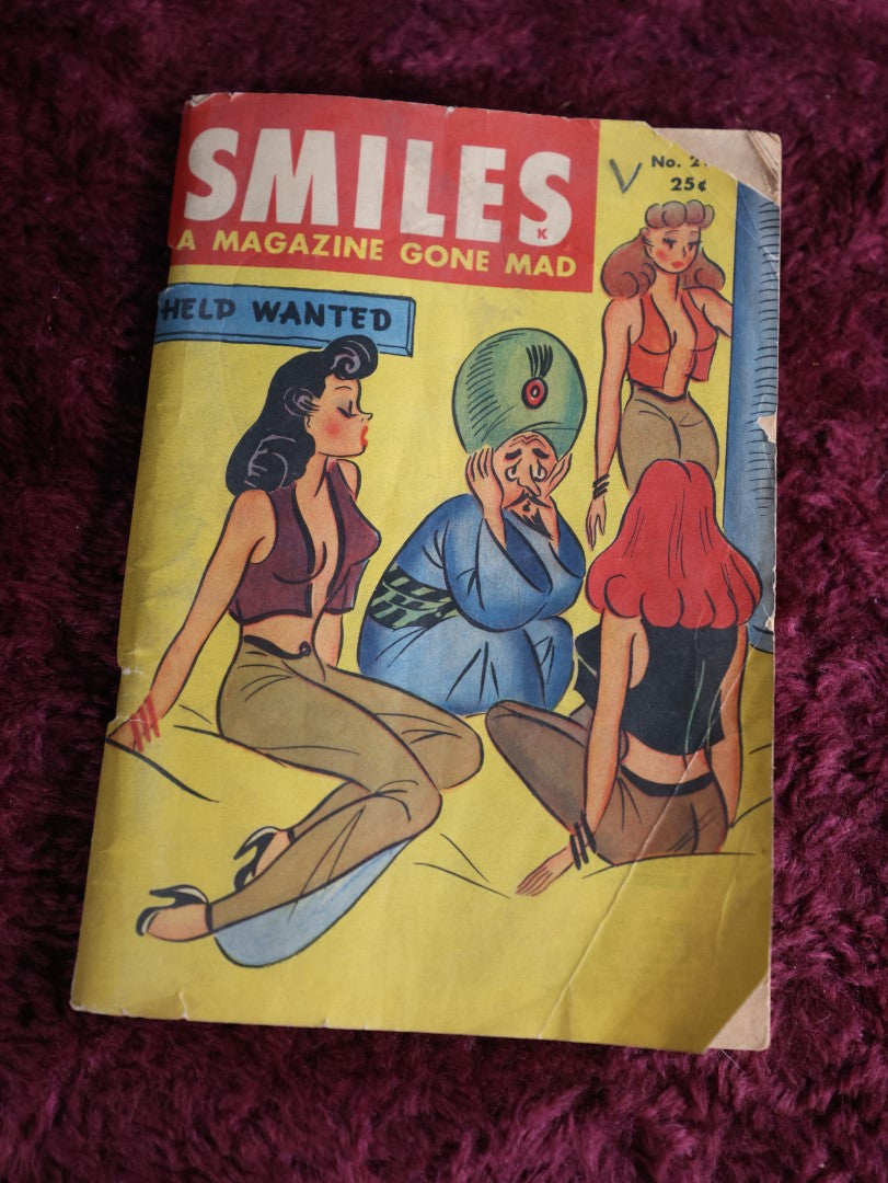 Lot 116 - Smiles, A Magazine Gone Med, Cartoon Magazine For Men, Published 1947