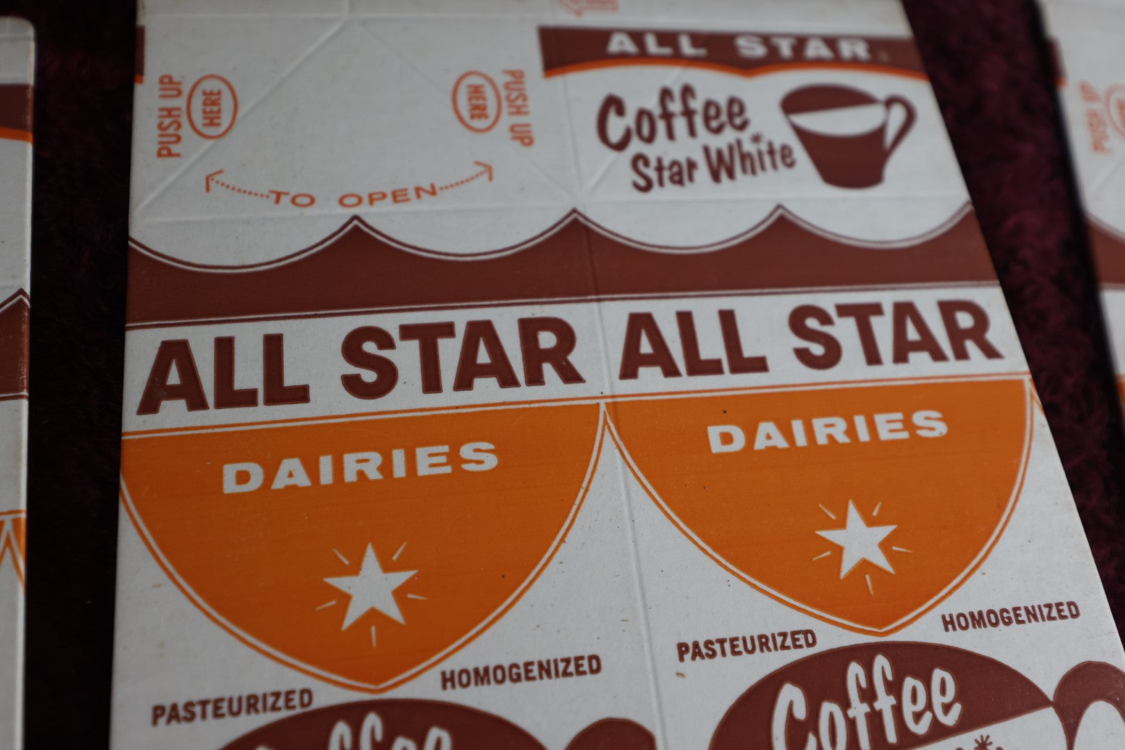 Lot 123 - Grouping Of Four New Old Stock All Star Dairies Non-Dairy Creamer, Coffee Star White, Cartons