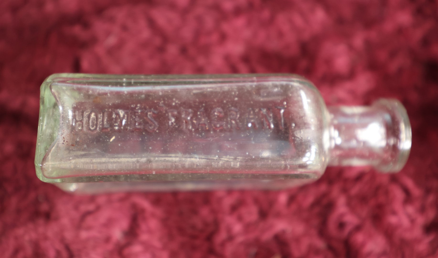 Lot 129 - Holmes Frostilla Antique Glass Fragrance Bottle