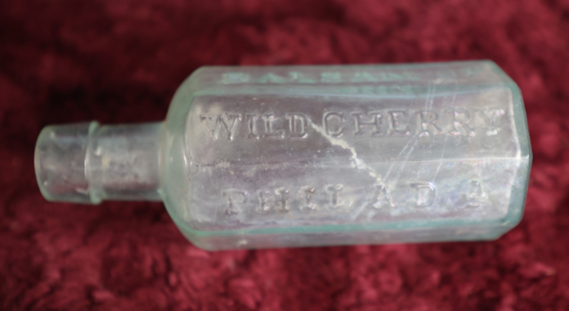 Lot 131 - Dr. Wistars Balsam Of Wild Cherry Antique Bottle, Philadelphia, P.A. (Smaller)