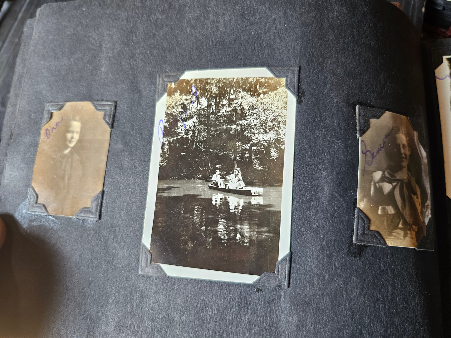 Grouping of Four 1920s-1940s Black and White Snapshot Photo Albums, Tons of Photos, Price is for All