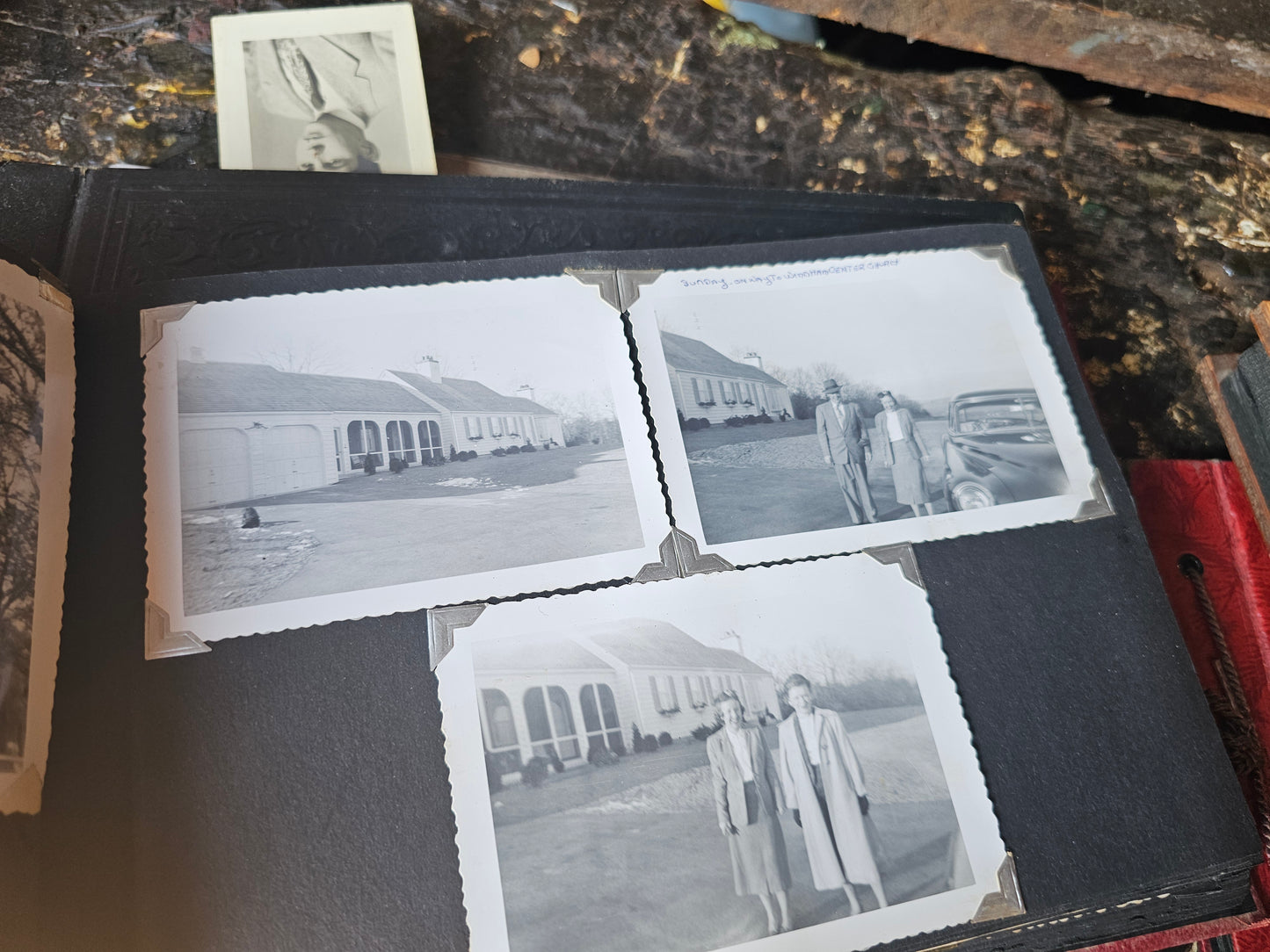 Grouping of Four 1920s-1940s Black and White Snapshot Photo Albums, Tons of Photos, Price is for All