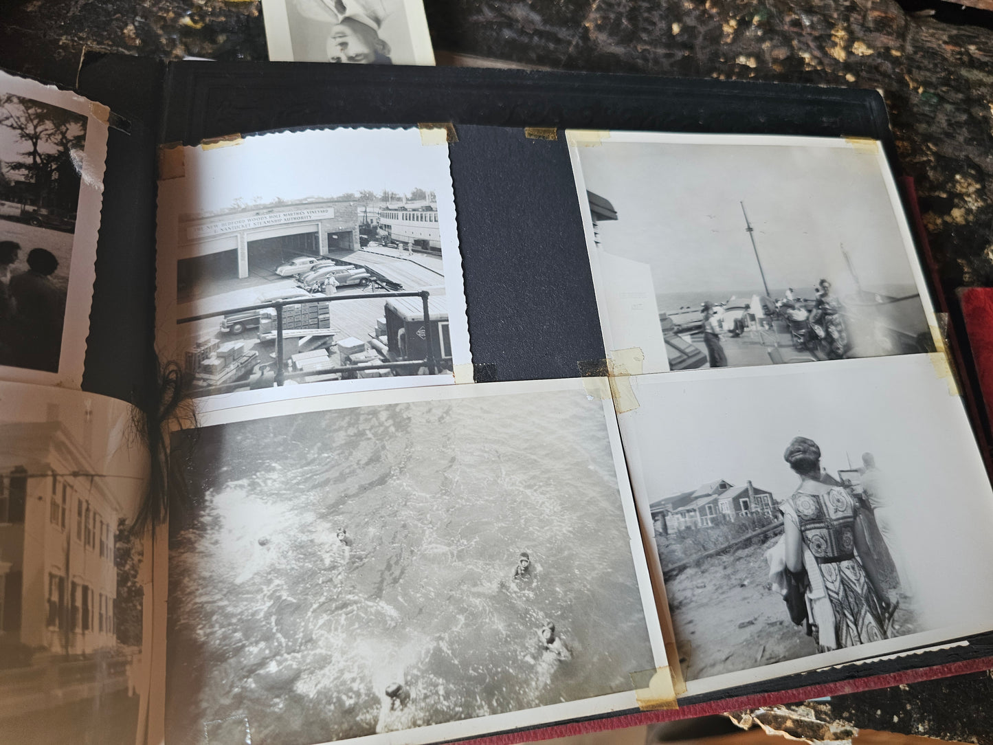 Grouping of Four 1920s-1940s Black and White Snapshot Photo Albums, Tons of Photos, Price is for All