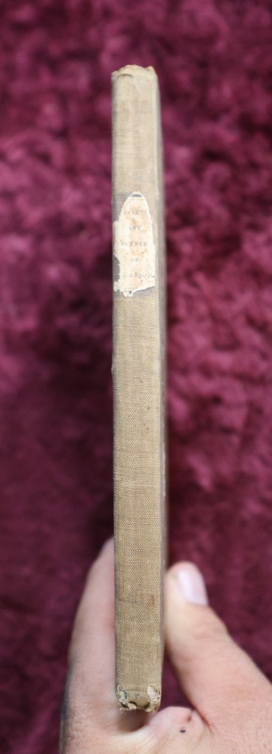 Lot 008 - On The Existence And Agency Of Fallen Spirits, 1828 Antique Book, Letters To The Rev. Willioam E. Channing, D.D., By Canonicus, First Edition