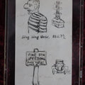 Lot 138 - Antique Prison Art Pen And Ink Drawing, Sing Sing University, 1927-1/2, Cameron Blaikie, Marked Wheaton College, Massachusetts On Back