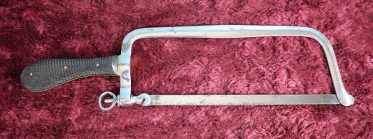 Lot 020 - Antique Surgical Bone Amputation Saw, France, Signed Mathieu A. Paris