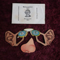 Lot 021 - Antique Novelty Disguise Mask Set In Original Envelope, Circa 1920, Germany