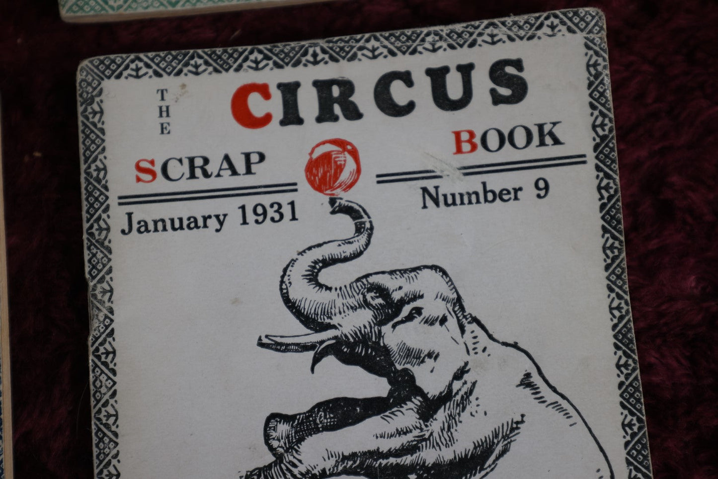 Lot 022 - Grouping Of Four Antique Circus Scrap Book Program Magazines, 1929-1931, Jersey City, N.J.