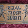 Lot 033 - Antique Jack Frost Tissue Graphic Advertising Printing Block