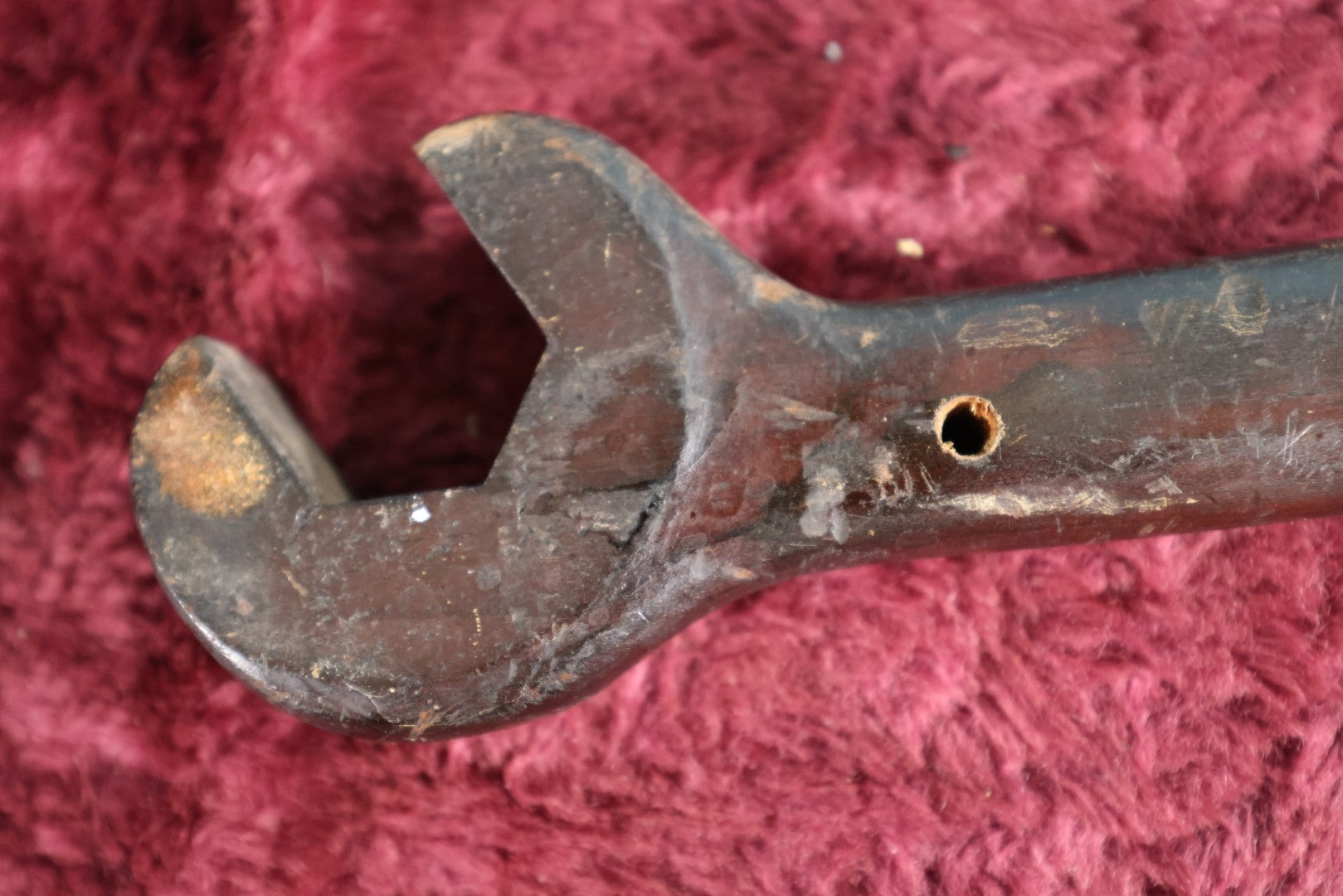 Lot 043 - Antique Wooden Wrench Foundry Mold