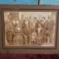 Lot 045 - Antique Boarded Photograph Of The Thompson Family, African American Family, Dated December 27, 1921, Location Unknown, Mrs. S.E. Thompson
