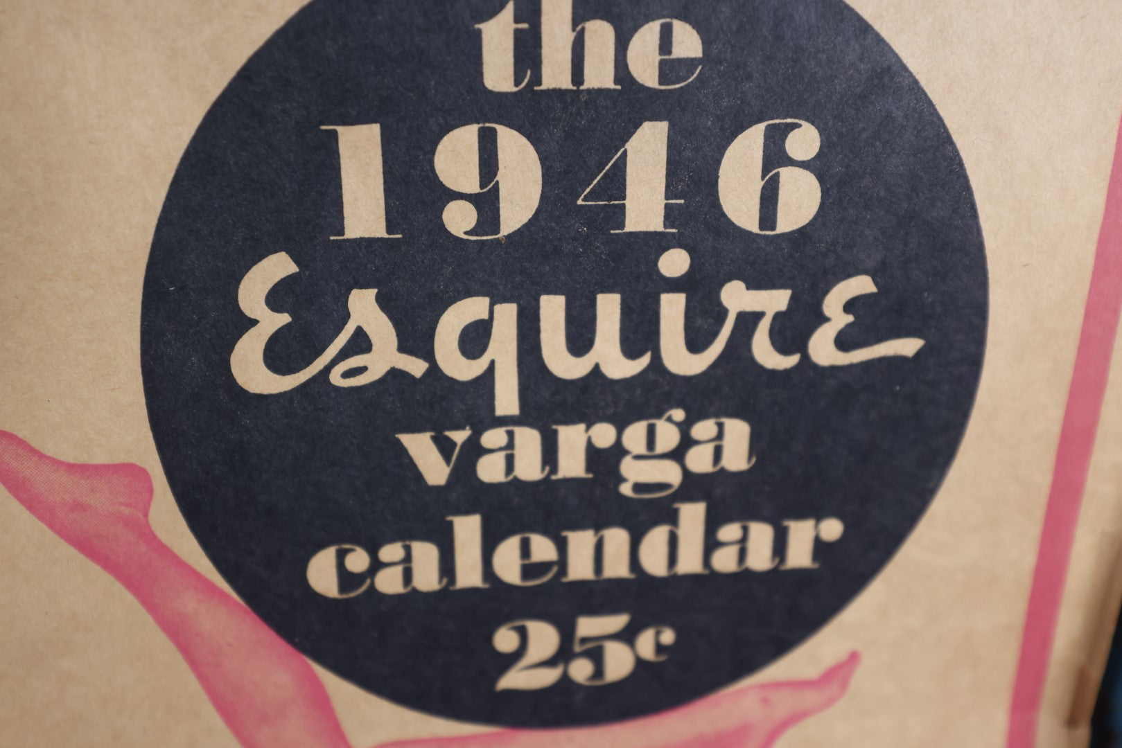 Lot 049 - Vintage 1946 Equire Varga Calendar With Pinups By Alberto Vargas, Complete, In Folder