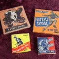 Lot 061 - Grouping Of Four Antique And Vintage 8Mm Movie Films, Sports, Castle Films, Abbott And Costello, Sold As Group