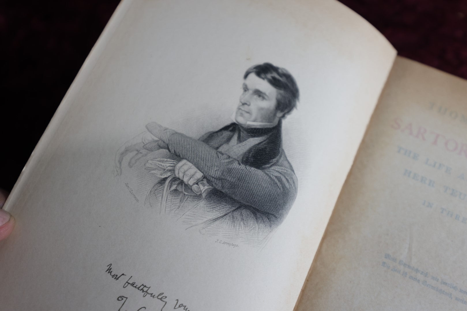 Lot 065 - Antique Book, The Works Of Thomas Carlyle, Volume I, Sartor Resartus, The Life And Opinions Of Herr Teufelsdröckh, 1897