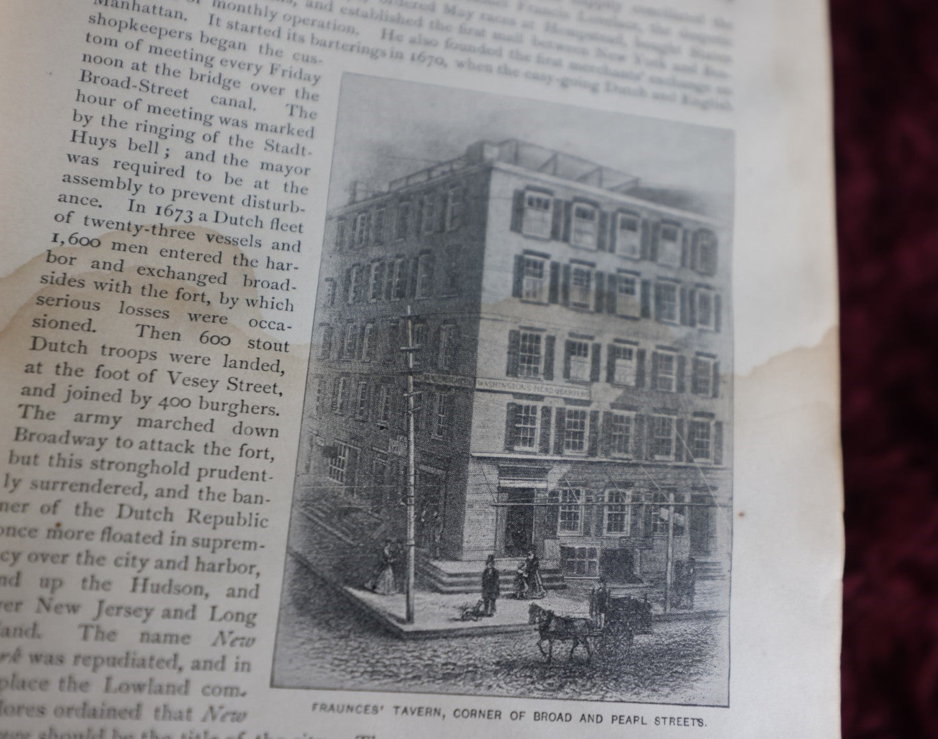 Lot 066 - King'S Handbook Of New York City, Antique Book, Edited And Published By Moses King, Second Edition, Water Damage, Poor Condition