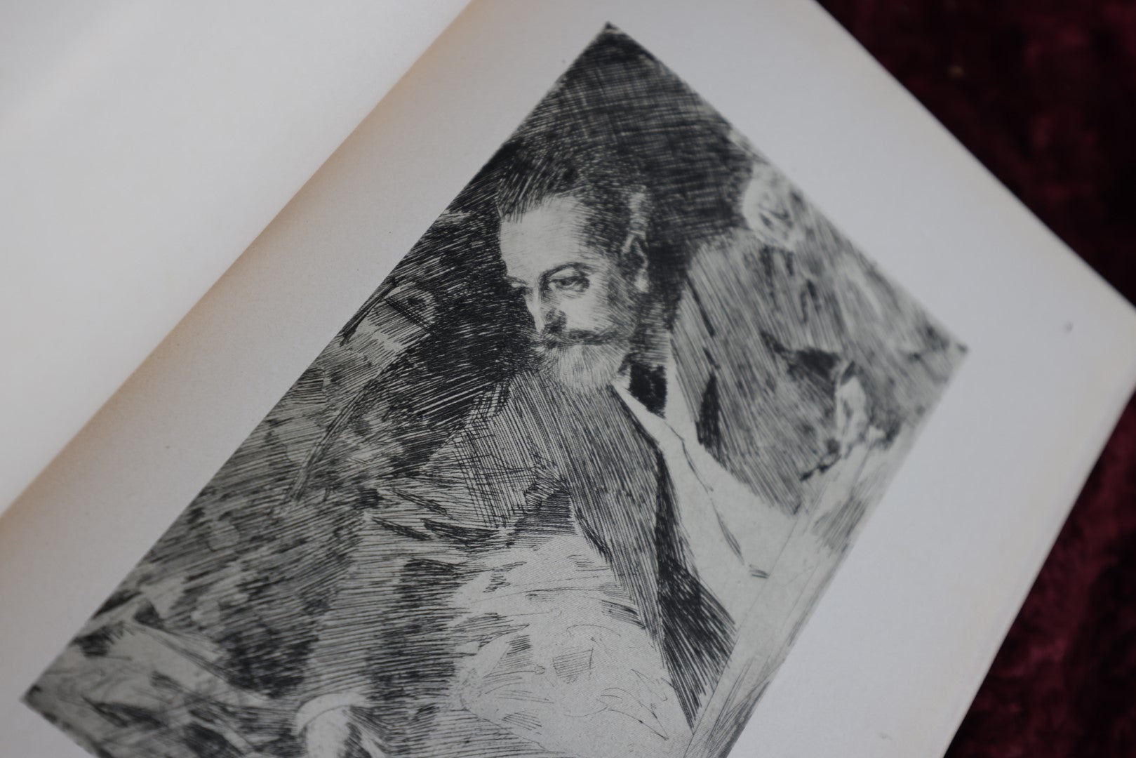 Lot 067 - Anders Zorn Als Radierer Antique Art Book With Many Illustrations, Damage To Spine Covering, 1922