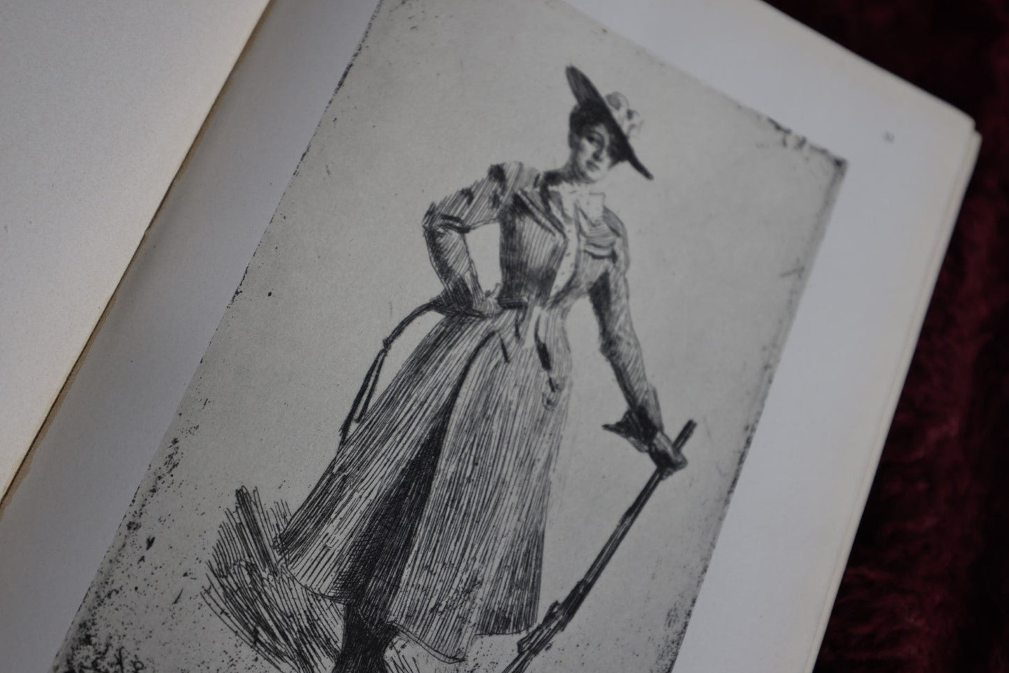 Lot 067 - Anders Zorn Als Radierer Antique Art Book With Many Illustrations, Damage To Spine Covering, 1922