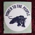 Lot 070 - Vintage Power To The People Black Panthers Sticker, N.O.S.
