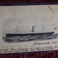 Lot 084 - Antique Postcard From The Clyde Steamship Co., Dated December 13, 1905, Featuring The S.S. Iroquois, Out Of New York City