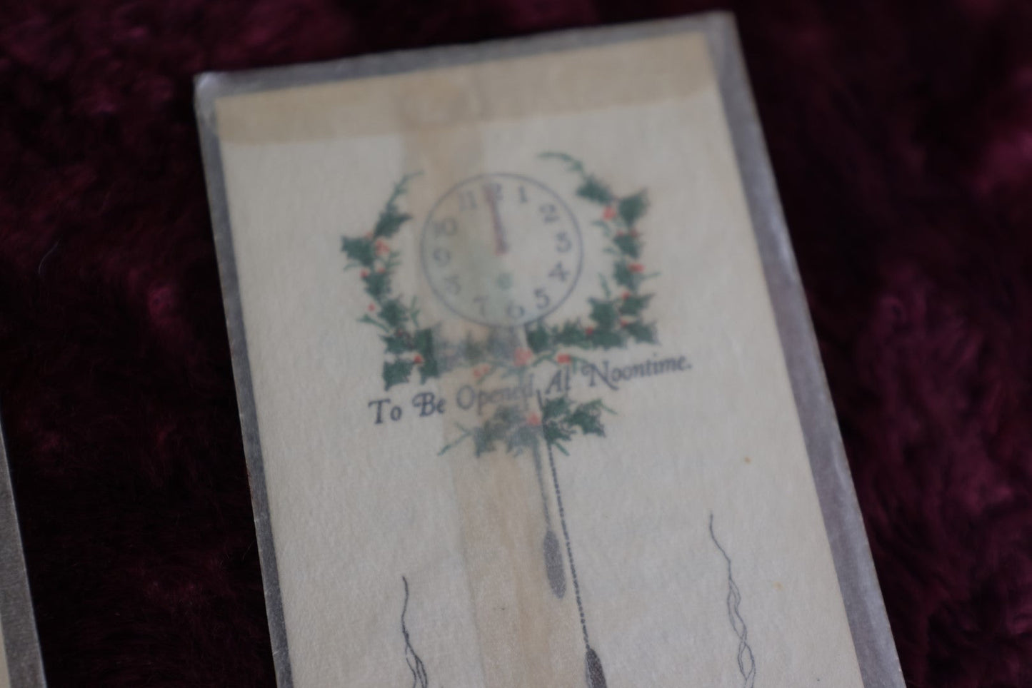 Lot 093 - Grouping Of Six Vintage Christmas Advent Cards In Sleeves