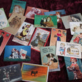 Lot 098 - Grouping Of 19 Vintage And Antique Novelty And Animal Postcards