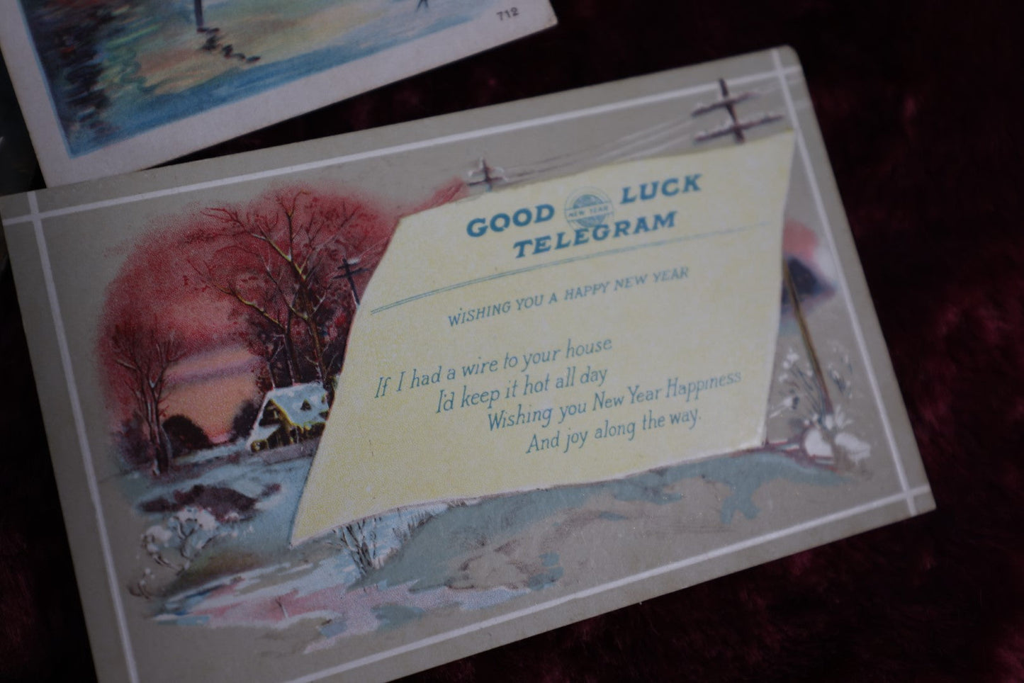 Lot 102 - Grouping Of 26 Vintage And Antique General Greeting, Birthday, Good Luck Postcards