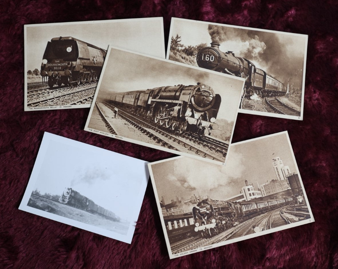 Lot 103 - Grouping Of 4 Railroad Postcards And Railroad Photo