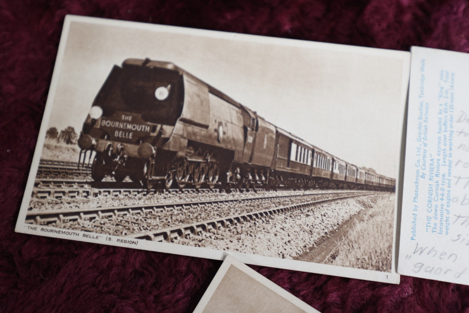 Lot 103 - Grouping Of 4 Railroad Postcards And Railroad Photo