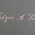 Lot 126 - Antique Edgar Allan Poe Poetry Book, Single Volume, Volume 3 Of 10, Copyright 1902 By Frank F. Lovell Book Co.