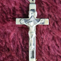 Lot 129 - Antique Wood And Metal Crucifix - Approximately 2"