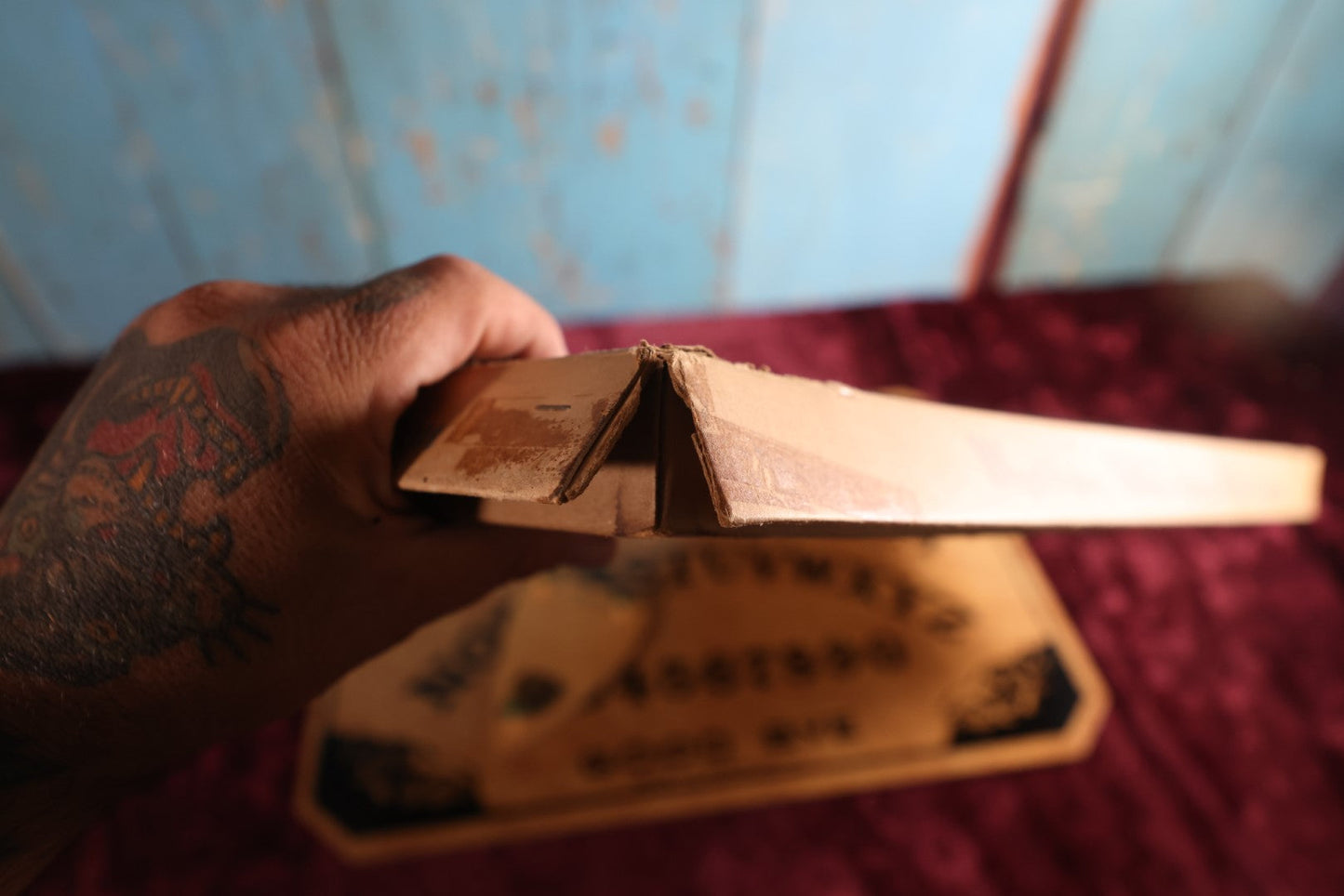 Lot 001 - William Fuld "Mystifying Oracle" Ouija Board With Box And Original Planchette, Patent No. 114,534, Circa 1939