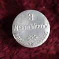 Lot 044 - Antique Merry Widows Condom Tin, Held Three Condoms, Agnes, Mabel, Beckie