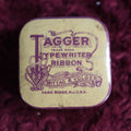 Lot 048 - Antique Tagger Typewriter Ribbon Tin By Mittag Volger Inc. Park Ridge, New Jersey, Originally Had Black And Red Ribbon