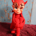 Lot 051 - Vintage 1967 Kamar Devil Knee Hugger Bad Elf Doll, Made In Japan