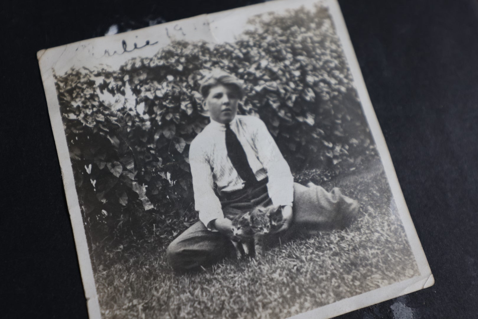 Lot 078 - Antique Early 20Th Century Snapshot Photo Album With Approximately 150 Photos Of Young Women, Children, Etc